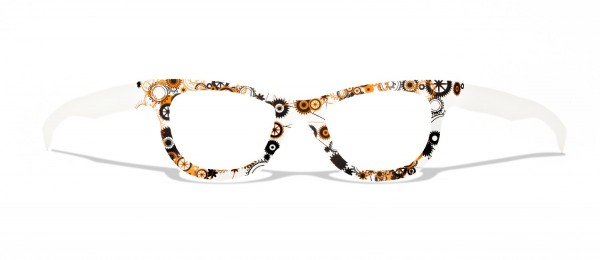 UHRWERK ORANGE - Kubricks stylische upcycling Pappbrille